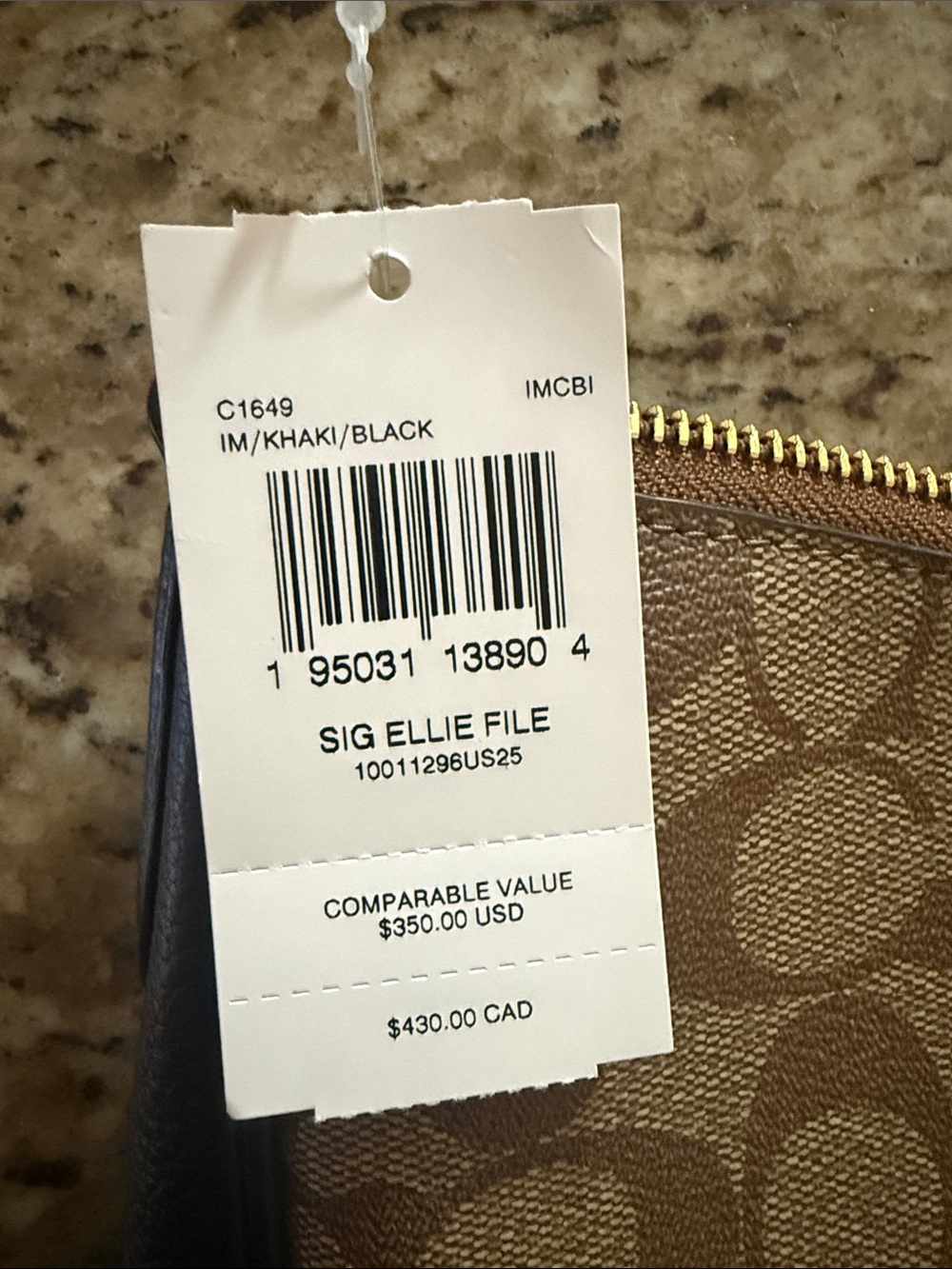 New, authentic Coach Signature Brown and Black crossbody bag - Picture 12 of 12
